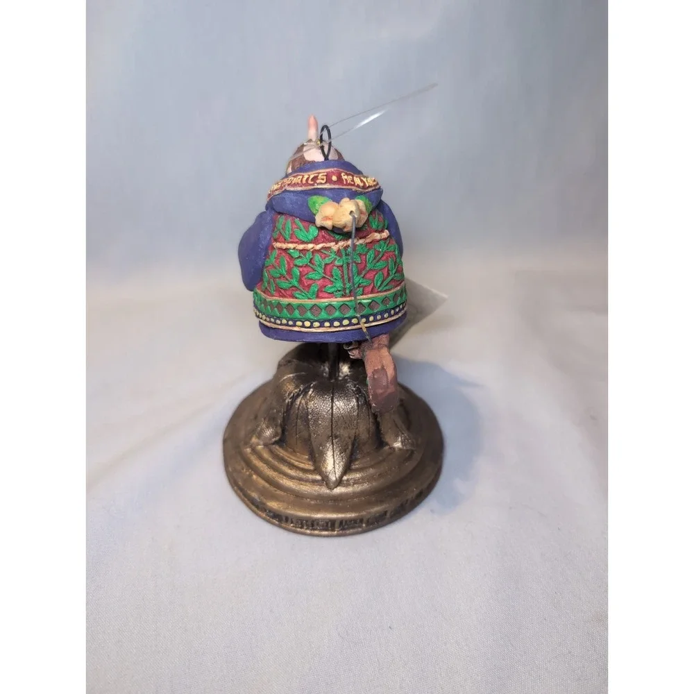 RARE Department 56 Herbal Presence St. Johns Wort Christmas Ornament W/ Stand